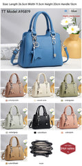 Handbag with KeyChain– Stylish Shoulder & Crossbody Bag for Women 9905-3
