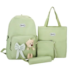Cute 4 Pcs Backpack Set