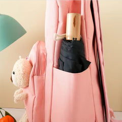 Cute 4 Pcs Backpack Set