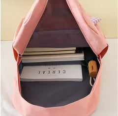 Cute 4 Pcs Backpack Set