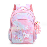 Pink Cartoon Kids Backpack with Fairy Tale Design MJ14