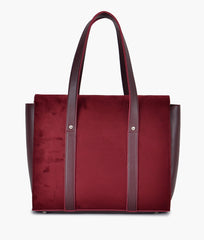 Maroon valvet pacious Weekender Totes: Perfect for Travel & Adventures 604 GALAXY BAGS