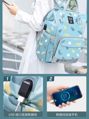 Harry Baby Diaper Bag – Cute Print | Multi-Compartment Baby Backpack HD003