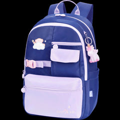 Kids' School & Sports Backpack - Cute Unicorn Design, Durable & Lightweight HD0030 ( Best For Playgroup to 3rd Class)