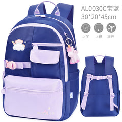 Kids' School & Sports Backpack - Cute Unicorn Design, Durable & Lightweight HD0030 ( Best For Playgroup to 3rd Class)