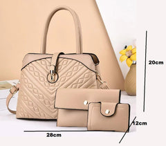 3pcs Set Trendy Women Handbag 207-7 GALAXY BAGS