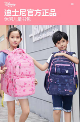 Kids' Blue Cartoon Backpack for Girls - Spacious School & Daypack HD11796 ( Best For Playgroup to 3rd Class)