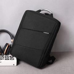Sleek Black Business Laptop Backpack – Minimalist & Modern Design