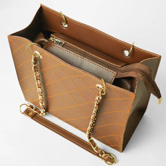 Brown Handbag For Girls 565 GALAXY BAGS