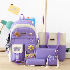 4Pcs Backpack Set MJ16 GALAXY BAGS