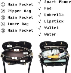 Multiple Pockets Handbag for Women 088