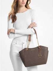 Michael Kors Jet Signature Logo Shoulder Bag for Women 19015