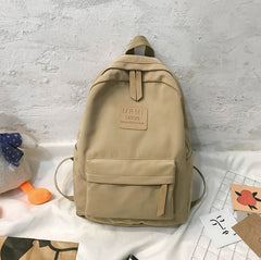 Zip Cotton Backpack Bag W7038