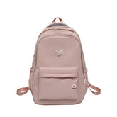 Pink Student Schoolbag Junior High School Boys and Girls Backpack 1688-11