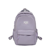 Purple Student Schoolbag Junior High School Boys and Girls Backpack 1688-11
