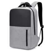 Grey Simple School College Bag