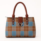 Stylish Check Handbag for Women Daily & Party Use – Luxury Style on Sale F882