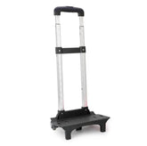Black Kid Trolley for Backpack: Expandable 2-Wheel School Bag Luggage with High-Function Chariot Rod - Item 156 GALAXY BAGS