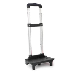 Black Kid Trolley for Backpack: Expandable 2-Wheel School Bag Luggage with High-Function Chariot Rod - Item 156 GALAXY BAGS