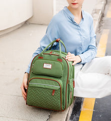 Blue Baby Nappy Diaper Backpack, Foldable Stroller Bag USB Changing Bags Mosquito Net 4122 GALAXY BAGS