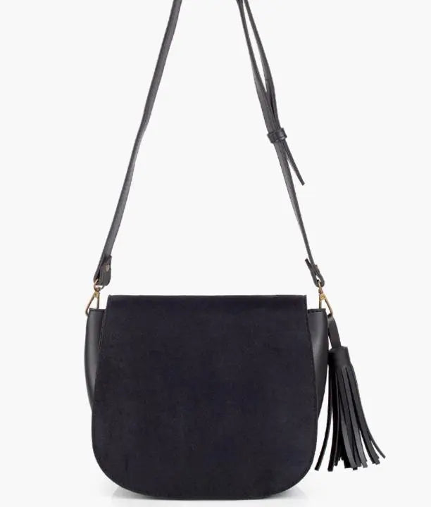Black valvet Handbag For Girls 607 GALAXY BAGS