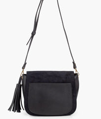 Black valvet Handbag For Girls 607 GALAXY BAGS