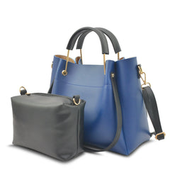 Blue 2 in 1 Ladies Tote Bag 8850-2 GALAXY BAGS