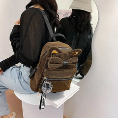 Brown Women everyday backpack 2006 GALAXY BAGS