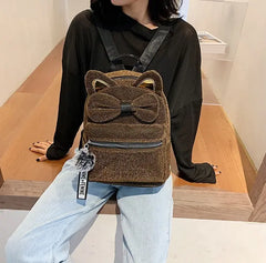 Brown Women everyday backpack 2006 GALAXY BAGS