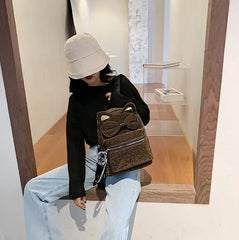 Brown Women everyday backpack 2006 GALAXY BAGS