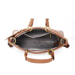 Charming Brown Handbag for Girls - Model 4123 GALAXY BAGS