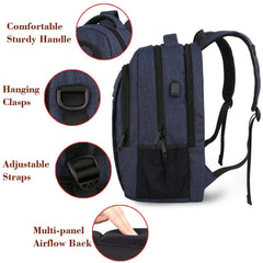 Men's High-End Large-Capacity Business Backpack Travel Laptop Backpack ZK415