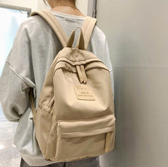 Zip Cotton Backpack Bag W7038