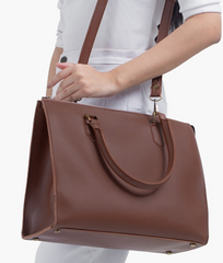 Brown Handbag For Girls with girl
