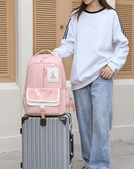 Durable Korean Vibe Unisex Backpack MS21 GALAXY BAGS