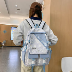Schoolbag Japanese Large Capacity High School Student College Student Backpack ZK410