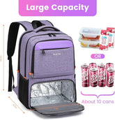 Lunch Backpack, Insulated Cooler Backpack Lunch Box for Men Women with USB Port AB230 GALAXY BAGS