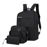 GB 3 Pcs Sets Men & Women Waterproof GB Backpack 4105 GALAXY BAGS