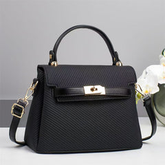 Galaxy Chic Structured Handbag with Mini Charm 381