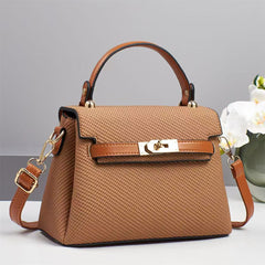Galaxy Chic Structured Handbag with Mini Charm 381
