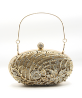 Golden Latest Stylo Bridal Clutch For Women 5002 GALAXY BAGS