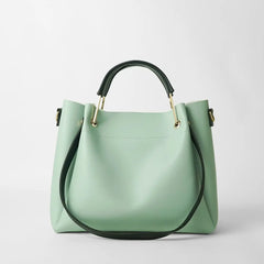 Light Green 2 in 1 Ladies Tote Bag 8850-2 GALAXY BAGS
