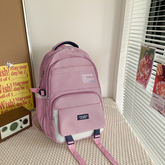 New Style Simple Women's Backpack Large Capacity Korean Style Male Junior High School ZK422