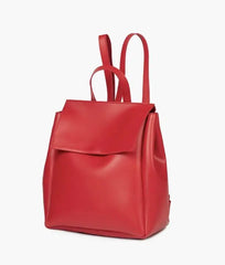 Red Women Leather Backpacks 557 GALAXY BAGS