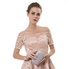 Golden Latest Stylo Bridal Clutch For Women 5002 GALAXY BAGS