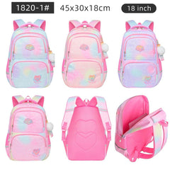 Pink School backpack For Children 4225 GALAXY BAGS