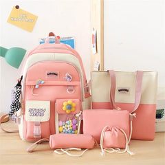 White Backpack For Girls 4240 GALAXY BAGS