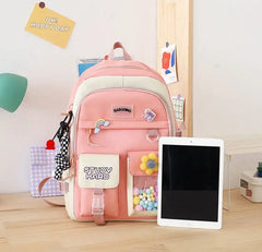 White Backpack For Girls 4240 GALAXY BAGS