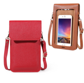 Touch Screen Ladies Cell Phone Wallet PU Leather 560-3 GALAXY BAGS