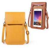 Touch Screen Ladies Cell Phone Wallet PU Leather